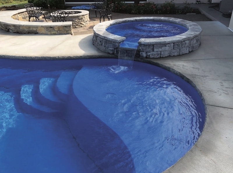 Custom Fiberglass pool